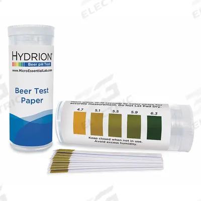 HYDRION Test Strips: 4.7 pH to 6.3 pH, 0.3 pH Resolution, 2 3/4 in Overall Lg - High Precision pH Strips