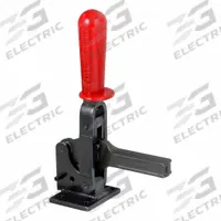 DE-STA-CO Vertical Hold-Down Clamp: Std Vertical Handle, Flange Base Mounting, 3.76 in Arm Lg, Std (MPN 5910). Key specifications — attr668198: DE-STA-CO.