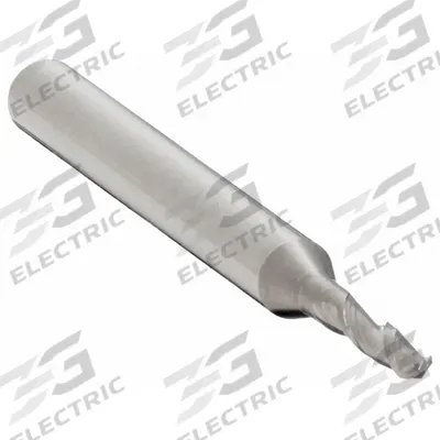 OSG Ball End Mill: Carbide, 2 Flute, 1/32" Mill Dia, 1/8" LOC, 1-1/2" OAL (MPN 402-0312-BN) - General Purpose Carbide Ball End Mills