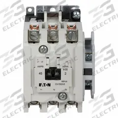 EATON NEMA Magnetic Contactor: Non-Reversing, 3 Poles, NEMA Size 2, 45 A, 480V AC (MPN CN15GN3CB). Key specifications — Brand: EATON.