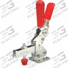 DE-STA-CO Hold-Down Clamp: Locking Vertical Handle, Flange Base Mounting, 2.88 in Arm Lg, Locking (MPN 2007-URSS). Key specifications — Brand: DE-STA-CO.