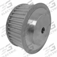 DAYTON Timing Pulley: Trapezoidal, Plain, For T10 Timing Belt Section, For 50 mm Belt Wd, 40 Teeth (MPN 66T10/40-2). Key specifications — Brand: DAYTON; Tooth Profile: Trapezoidal; Finish: Plain.