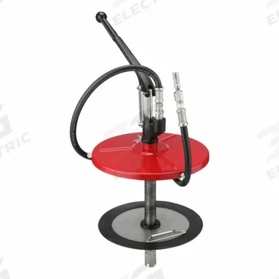LINCOLN Hand Pump: Lever Action, Pump with Hose, Nozzle & Spout, 0.3 oz per stroke - Lever Handle Grease Drum Pumps