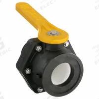 BANJO Manual Two-Way Ball Valve: 3 in, Polypropylene, Straight, Manifold Flange x MNPT, Two-Piece (MPN MVSMT300). Key specifications — Brand: BANJO; Handle Type: Lever; Handle: Lever.