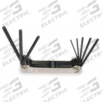 EKLIND Hex Key Set: 1 - 5 Pieces, Fold-Up Hex, Folding, SAE, Std End, Short, 1 Pieces, Black Oxide (MPN 20811). Key specifications — attr1205553: Not Tether Capable; attr1205554: EKLIND; attr1205568: Black Oxide; attr1293176: 1 - 5 Pieces.