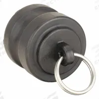 Dust Plug: 1 in Coupling Size, 300 psi Max. Working Pressure @ 70 F, 1 3/4 in Overall Lg, EPDM (MPN 100125PL). Key specifications — Gasket Material: EPDM; Brand: BANJO.
