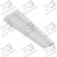 DAYBRITE LED Troffer: 4 ft Lg, 1 ft Wd, 4,200 lm, 3500K, 29.9 W, 120/277V AC, No Sensor (MPN 1FGXG42B835-4-FS-UNV-DIM). Key specifications — attr1261884: 120/277V AC; attr1261878: DAYBRITE; attr1261883: (2) Lamp T8; attr1261870: 3500K; attr1261880: Yes.