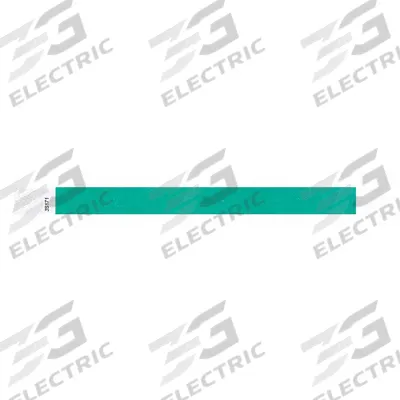 ID Wristband: No Legend, 10 in Overall Lg, 3/4 in Overall Wd, Tyvek, Green - Security Wristbands