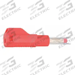 Banana Plug: CAT II 300V, 2 1/2 in Lg, Beryllium Copper, ABS Plastic, 300 V Max Volt, Red (MPN 5TWY7). Key specifications — Contact Material: Beryllium Copper; Body Material: Brass; Brand: APPROVED VENDOR; Color: Red; Safety Rating: CAT II 300V.
