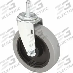 APPROVED VENDOR Stem Caster: Swivel, No Brake, 5 in Wheel Dia., 1 1/4 in Wheel Wd, Polyurethane, Std (MPN 32J859). Key specifications — attr1111099: APPROVED VENDOR; attr1111095: Gray; attr1176855: Swivel.