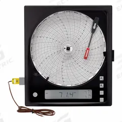 DICKSON Circular Chart Recorders: Circular Chart Recorders, Temp°C/Temp°F, Included (MPN KT8-30R*N400). Key specifications — attr1000928: KT8-30R*N400; attr1000936: DICKSON; attr1000955: Temperature °F; attr1000958: Circular Chart Recorders; attr1000929: +/-1.8F from -300.0 to 122.0F (+/-1.0C from -185.0 to 50C)+/-3.8F (+/-2.1C) remaining range; attr1000937: NIST; attr1000930: Sound; attr1029513: Included.