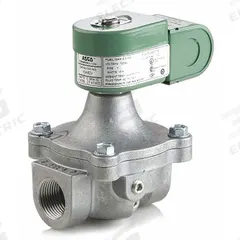 REDHAT Solenoid Valve: 2-Way, Normally Closed, 3/8 in Pipe Size, 120V AC, With Junction Box (MPN K3A532V). Key specifications — Brand: REDHAT; Pipe Size: 3/8 in; Voltage: 120V AC; Coil Enclosure: With Junction Box.
