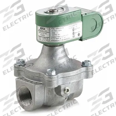 REDHAT Solenoid Valve: 2-Way, Normally Closed, 3/8 in Pipe Size, 120V AC - 2-Way/2-Position, Normally Closed Solenoid Valves