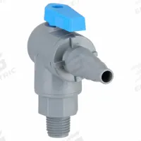 APPROVED VENDOR Manual Two-Way Ball Valve: 1/4 in, PVC, Angle, MNPT x Barb, Full Port Ball Port (MPN PVC 657-4MTB-F). Key specifications — Brand: APPROVED VENDOR.