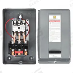 SQUARE D Definite Purpose Magnetic Motor Starter: Non-Reversing, 3 Poles, 40 A, 480V AC Coil, SQD145 (MPN 8911DPSG43V06). Key specifications — Brand: SQUARE D; Thermal Units Required: 3 Thermal Units Required (Not Included).