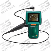 EXTECH Videoscope Kit: 320 x 240, 39 in Shaft Lg, 0.24 in Shaft Dia, 6 mm Camera Dia, TFT LCD, Fixed (MPN HDV540). Key specifications — Brand: EXTECH; Camera Pixel Resolution: 320 x 240; Features: Photo and Video Capture; Includes: 6 mm Dia Camera; Includes Probe: Camera Probe Included; Display Portability: Fixed; Camera Probe: Included.