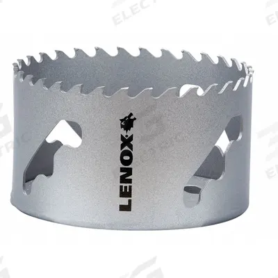 LENOX Hole Saw: 3 3/8 in Saw Dia., 3 Teeth per Inch, 1 7/8 in Max. Cutting Dp - Multi-Material-Cutting Hole Saws without Arbor