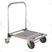 MAGLINER Platform Truck: 750 lb, 31 in L x 23 1/4 in W x 10 in H Deck, Polyurethane, 4 in Caster Dia (MPN MT-TA). Key specifications — Brand: MAGLINER; Caster/Wheel Configuration: (2) Rigid; Color: Silver; Caster Wheel Width: 1-1/4 in.