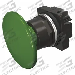 SIEMENS Mushroom Head Push Button: 30 mm, Non-Metallic, Momentary (MPN 52BM9V3). Key specifications — Action: Momentary; Brand: SIEMENS; Series: 52; Push Button Material Type: Non-Metallic.