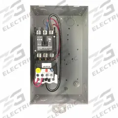 EATON Definite Purpose Starter: Non-Reversing, 3 Poles, 15 A, 24V AC Coil, Thermal Protection, Screw (MPN A27CGC15TP24). Key specifications — Brand: EATON; Thermal Units Required: None (Includes Integrated Bimetallic Elements).