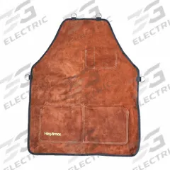 HEXARMOR Bib Apron: ANSI/ISEA Cut Level A7, Leather/Polyethylene/Steel, Strap, Bib Apron, Strap (MPN 1022). Key specifications — Brand: HEXARMOR; Features: Protection from Heat and Sparks; ANSI/ISEA Cut Level: A7; Color: Brown; Material: Steel; Neck Closure: Strap; Waist Closure: Strap.