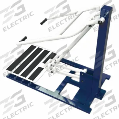 TRIACTIVE USA Squat Press: 61 in Overall Ht, 62 in Overall Lg, 34 in Overall Wd, Blue/Green - Outdoor Fitness Stations