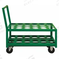 APPROVED VENDOR Medical Cylinder Cart: 1,400 lb, 24 Cylinder Capacity, 4 1/2 in Max. Tank Dia. (MPN MCC-2436-5PO-83T). Key specifications — Brand: APPROVED VENDOR; Caster/Wheel Configuration: (2) Swivel with Brake.