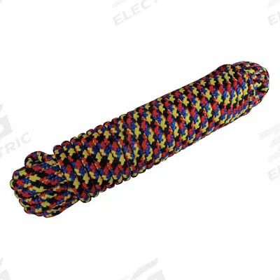 APPROVED VENDOR General Purpose Utility Rope: Diamond Braid, 3/8 in Dia - Light-Weight Utility Rope