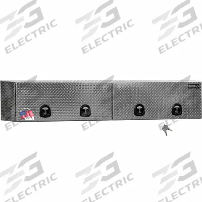 BUYERS PRODUCTS Top Sider: Topside Truck Box, Double Flip-Up Doors Lid, T-Handle Compression - Double Flip-Up Door Topside Boxes