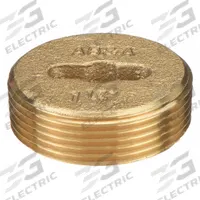 AB&A Cover: 1 1/2 in Overall Dia, 1 1/2 in Overall Ht, Brass, Brass, Brass, Screw-In (MPN 60361). Key specifications — Color: Brass; Brand: AB&A; Finish: Brass.