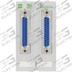 MURRELEKTRONIK Data Insert: SUB-D25, 51 mm x 88 mm (MPN 4000-68000-0710000). Key specifications — Brand: MURRELEKTRONIK; Data Port Configuration: (2) SUB-D25 Female-to-Solder; Insert Design: Data Insert.