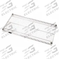 QUANTUM STORAGE SYSTEMS Wire Shelf: 36 in x 18 in, 1 Shelves, Split Sleeve, 800 lb Load Capacity (MPN 1836S). Key specifications — attr14131: Wet; attr5350: Type 304 Stainless Steel; attr37501: QUANTUM STORAGE SYSTEMS; attr14126: Silver.