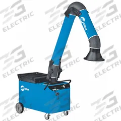 MILLER ELECTRIC Portable Fume Extractor: 875 cfm, 10 ft Arm Lg, MERV 16, Filtair MWX-D (MPN 951508). Key specifications — Manufacturer Part Number: 951508; Brand: MILLER ELECTRIC; Input Voltage (Nominal): 120V.