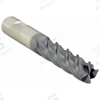 WIDIA HANITA Square End Mill: Carbide, AlTiN Coated, 4 Flute, 3/4" Mill Dia, 3" LOC, 6" OAL (MPN 4V6519007SW)