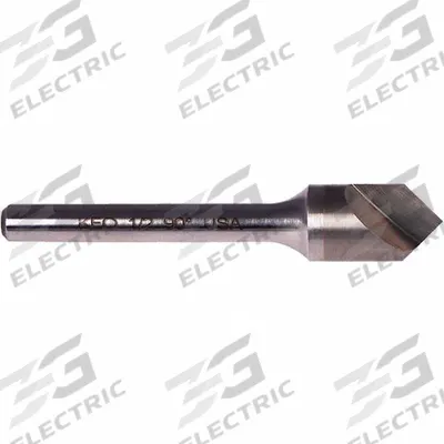 KEO Countersink: 90°, 1 Flute, 1/2 in Body Dia - Fast-Cutting Single-Flute Countersinks
