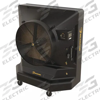 BIG ASS FANS Portable Evaporative Cooler: 3,600 sq ft, 5-15P, 120V AC - Portable Evaporative Coolers