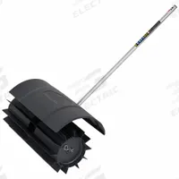 MILWAUKEE Rubber Broom: 23 1/2 in Overall Wd, 48 3/4 in Overall Lg, 11 1/2 in Dia (MPN 49-16-2740). Key specifications — attr992376: Rubber Broom Attachment.