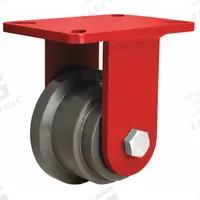 HAMILTON Plate Caster: Rigid, Steel, 4 1/2 in Wheel Dia, 2 1/2 in Wheel Wd, 7 1/4 in Mounting Ht (MPN R-EHD-FT45H). Key specifications — attr1100373: HAMILTON.
