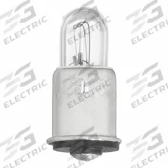 GE LAMPS Incandescent Bulb: Incandescent, Single Contact Miniature Flanged (P13.5s), (T) Tubular (MPN 387). Key specifications — Voltage: 28V AC; Trade Number: 387; Brand: GE LAMPS; Bulb Shape: T1-3/4; Light Color: White.
