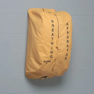 ALLEGRO Cover and Backboard: Cover, Vinyl, Black/Yellow - Respirator Storage Bags