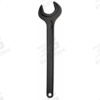 FACOM Open End Wrench: Carbon Steel, Black Oxide, 46 mm Head Size, 15 1/2 in Overall Lg - Metric, Single End, Open End Wrenches