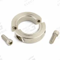RULAND MANUFACTURING Shaft Collar: 2-Piece, Inch, Round, Clamp-On, 2 1/8 in Bore Dia, 316 (MPN SP-34-ST). Key specifications — attr671628: RULAND MANUFACTURING.