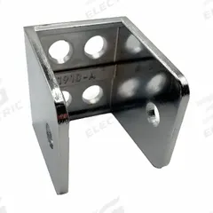 HADRIAN U-Type Panel Bracket: Chrome Zamac, Chrome-Plated, 1 3/8 in Overall Ht, 1 1/4 in Overall Wd (MPN 603520). Key specifications — Compatible Partition Material: Metal; Material: Chrome Zamac; Finish: Chrome-Plated; Component Type: U-Type Panel Bracket; Brand: HADRIAN.