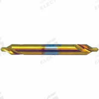 KEO Center Drill: Plain Type, #6, 60°, 6 in Overall Lg, TiN Coated Cobalt (MPN 907-000-615). Key specifications — Brand: KEO; End Type: Double End.