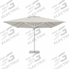 CALIFORNIA UMBRELLA Outdoor Umbrella: Tan, Aluminum/Steel, Hand Crank, 145 1/8 in Overall Ht, Silver (MPN SOLA338001-6004). Key specifications — Brand: CALIFORNIA UMBRELLA; Canopy Color: Tan; Includes Base: Yes; Includes Lights: No; Opening Mechanism: Hand Crank; Pole Material: Steel.