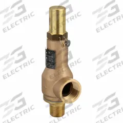 CASH VALVE Safety Relief Valve: Bronze, Brass, 1 in x 1 1/4 in, MNPTF x FNPTF, 30 psi to 514 psi (MPN C776BFEFK01-KM9-0150). Key specifications — Brand: CASH VALVE.
