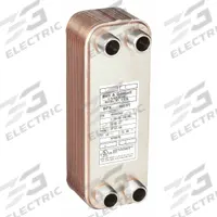 Heat Exchanger: 500,000 BtuH Water / 50,900 BtuH Oil, 50 gpm, 7.9 sq ft, Copper Braze (MPN BP410-30-LCA). Key specifications — Brand: BELL & GOSSETT.