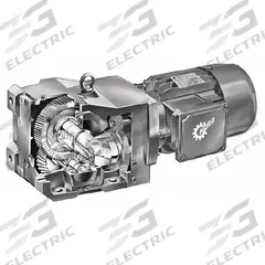 NORD AC Gearmotor: Right Angle, Single Output Shaft, 3-Phase, TEFC, 19 RPM, 13,722 in-lb Max Torque (MPN SK9032.1-100LP/4-93.5-A). Key specifications — Brand: NORD; Full Load Current: 3.84 A.