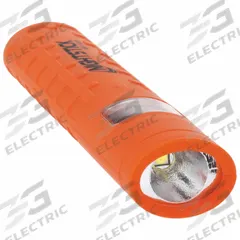 NIGHTSTICK Dual Light Flashlight: 90 lm, 3 hr Run Time at Max. Brightness, 50 m Max Beam, Red, Body (MPN NSP-1400R). Key specifications — Brand: NIGHTSTICK; Battery Requirements - Broad: Includes 2 AAA.
