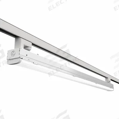 LITHONIA LIGHTING Linear Ambient Fixture: LED, Linear Shape, 15 W_35 W, 4 ft Lg, Compatible with Track J - Linear Track Heads